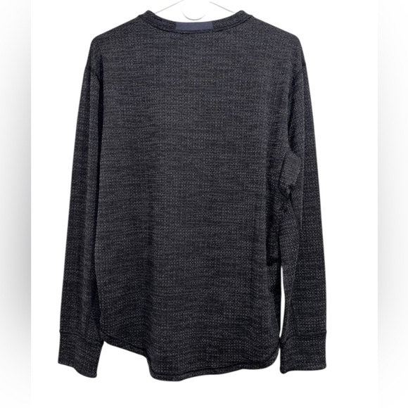 Prana Men's Dark Gray Long Sleeve Shirt - Picture 3 of 8